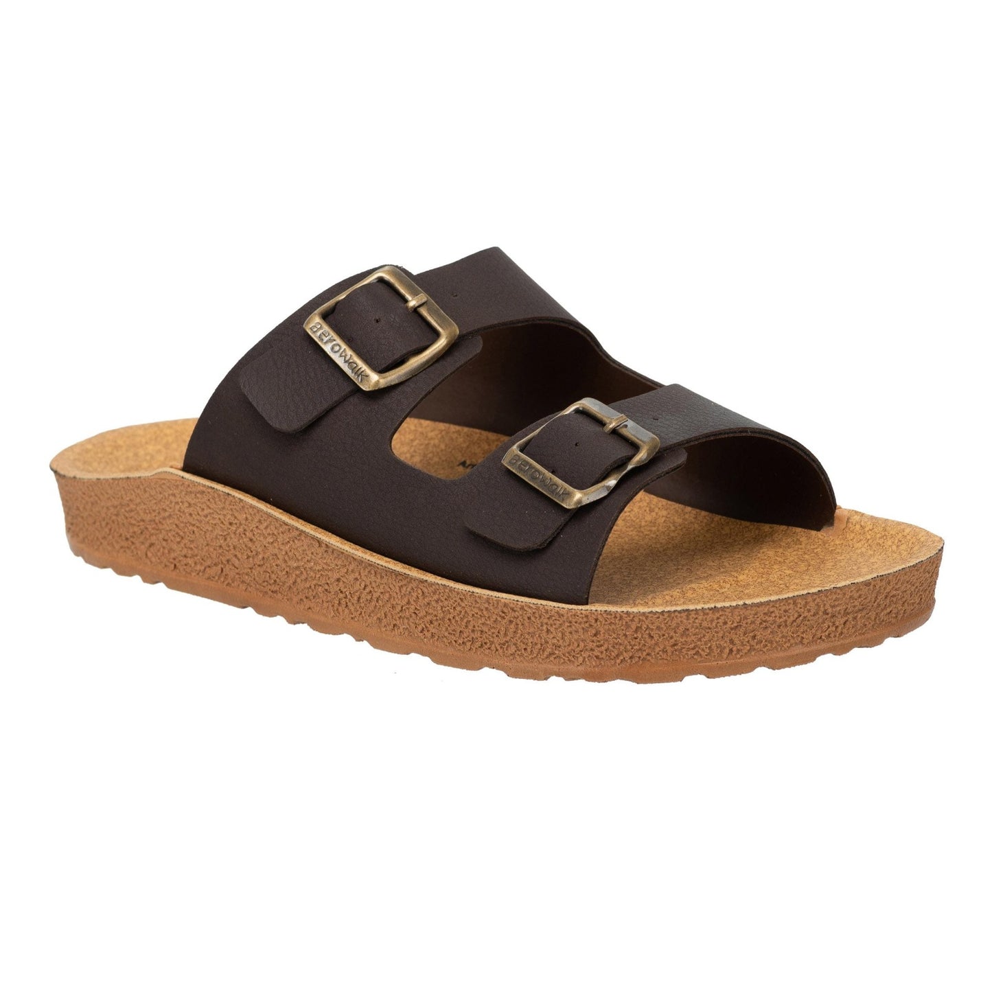 Aerowalk Men Slipper #KC71 - BLACK
