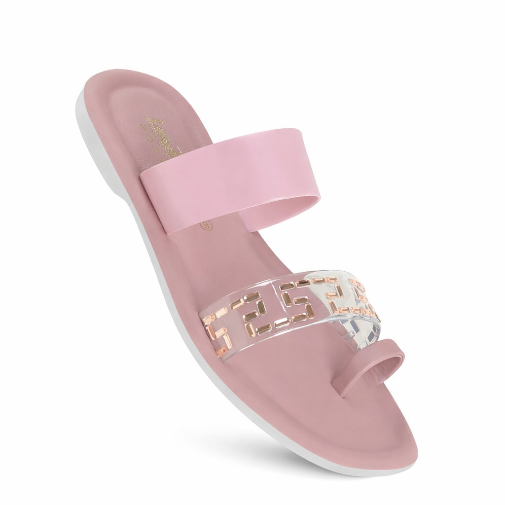 Leeds Ladies Slipper – Art 17192 Peach