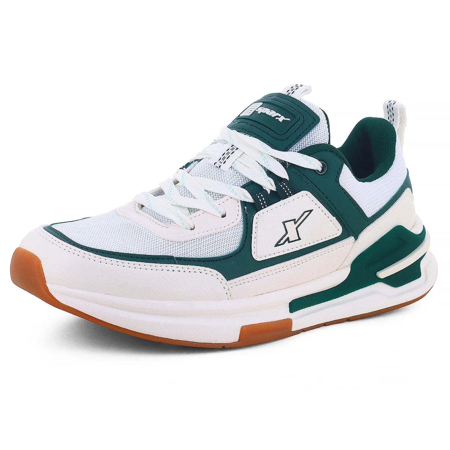 Sparx SM-1086  Sports Shoes Pearl White / Dark Green